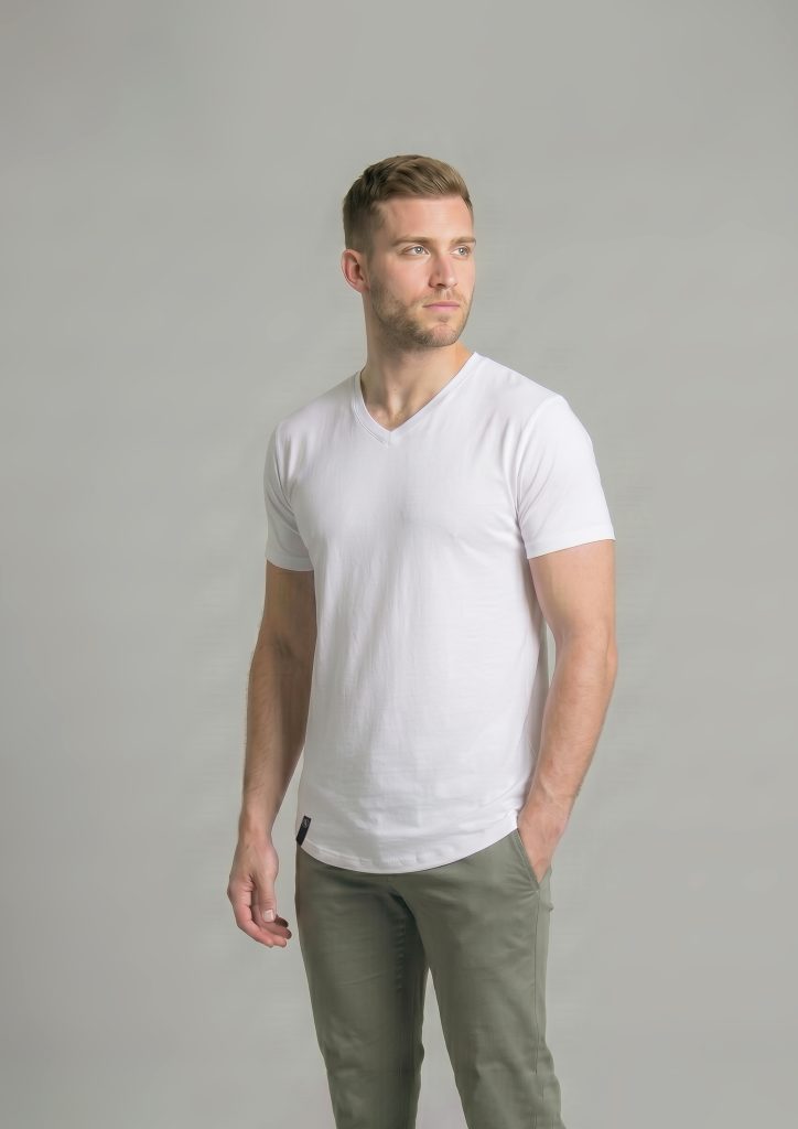 Lightweight v neck shirt for summer
