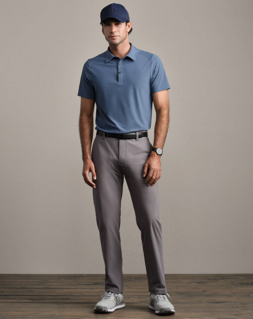 rhone approach tech golf polo