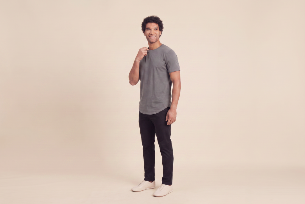 man in a shirt that don't stretch out