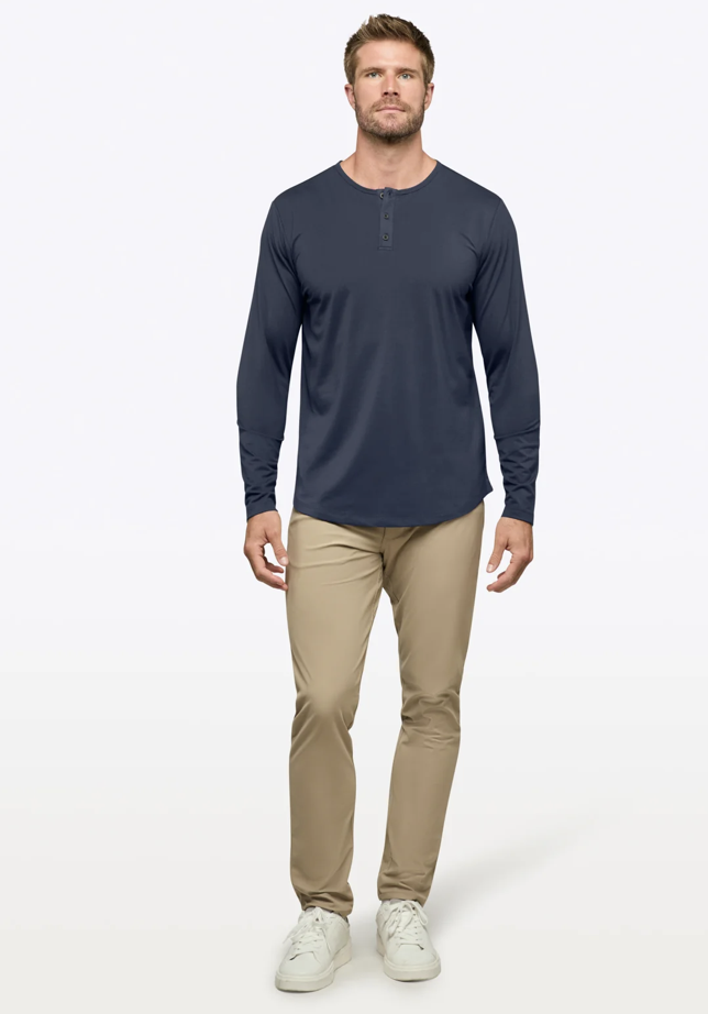 cuts clothing long sleeve henley