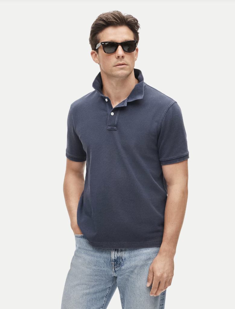 Washed Pique Polo by J-Crew